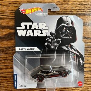 Mattel Hot Wheels Darth Vader Vehicle - Black and Red